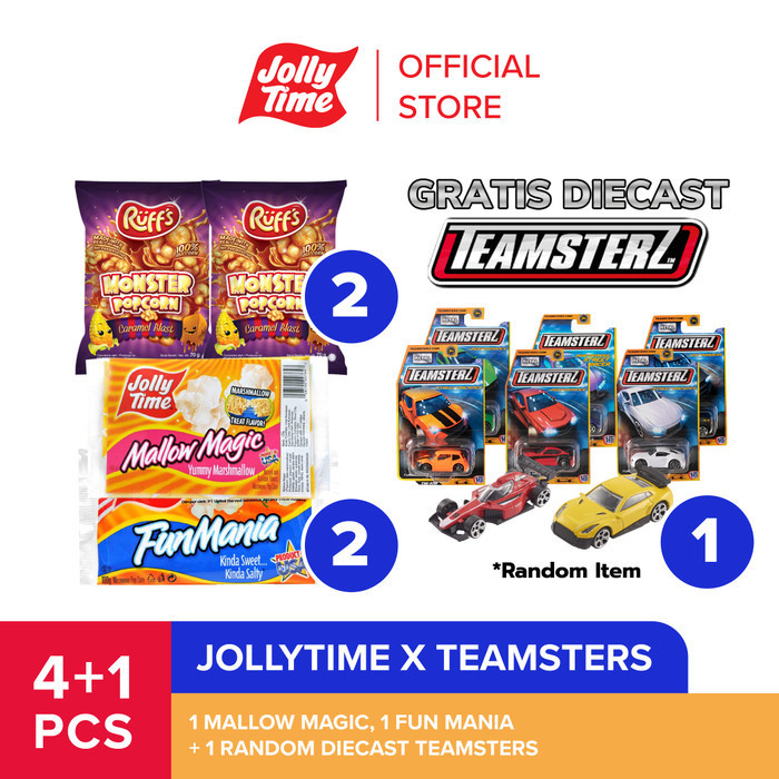 

Promo Jolly Time Caramel Mallow Fun FREE Diecast Teamsterz