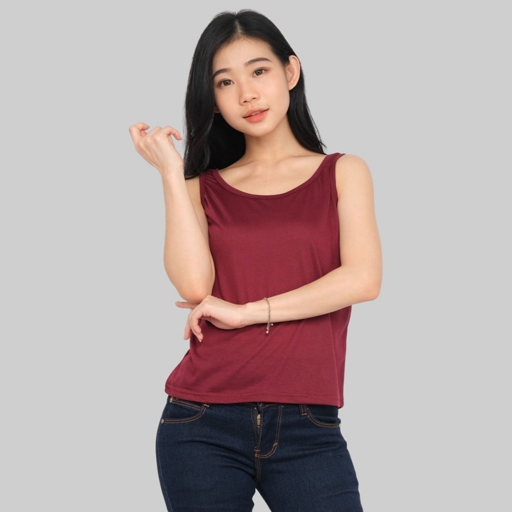 6 PCS TANKTOP TALI BESAR KOREA / TANKTOP JUMBO / TANKTOP WANITA DEWASA / TANKTOP KOREA