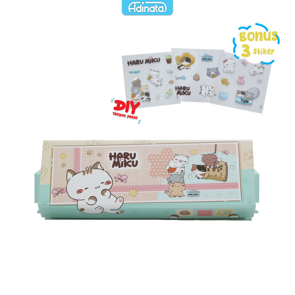 

Haru Miku Paper Pen Case 2452-1646 - Adinata / Tempat Pensil / DIY Kotak Pensil