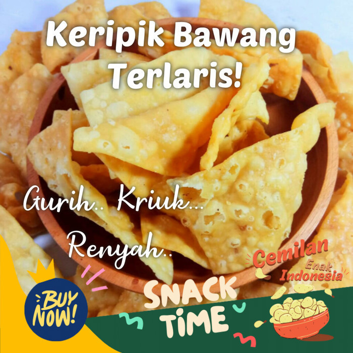 

Special Diskon KERIPIK BAWANG 1kg / KERIPIK PANGSIT / KERIPIK BAWANG