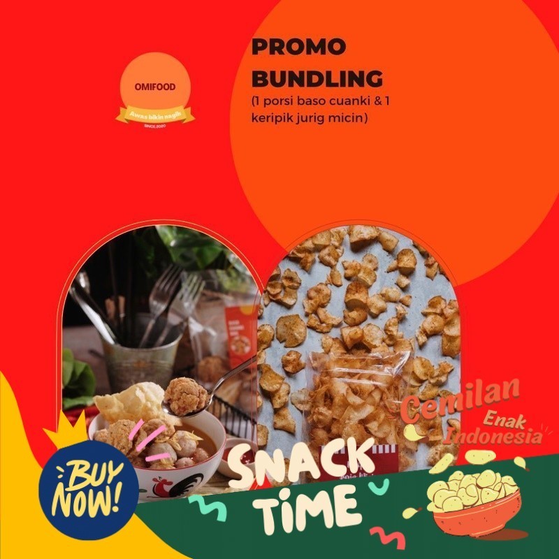 

Special Diskon Keripik Jurig x Cuanki Bundling Promo
