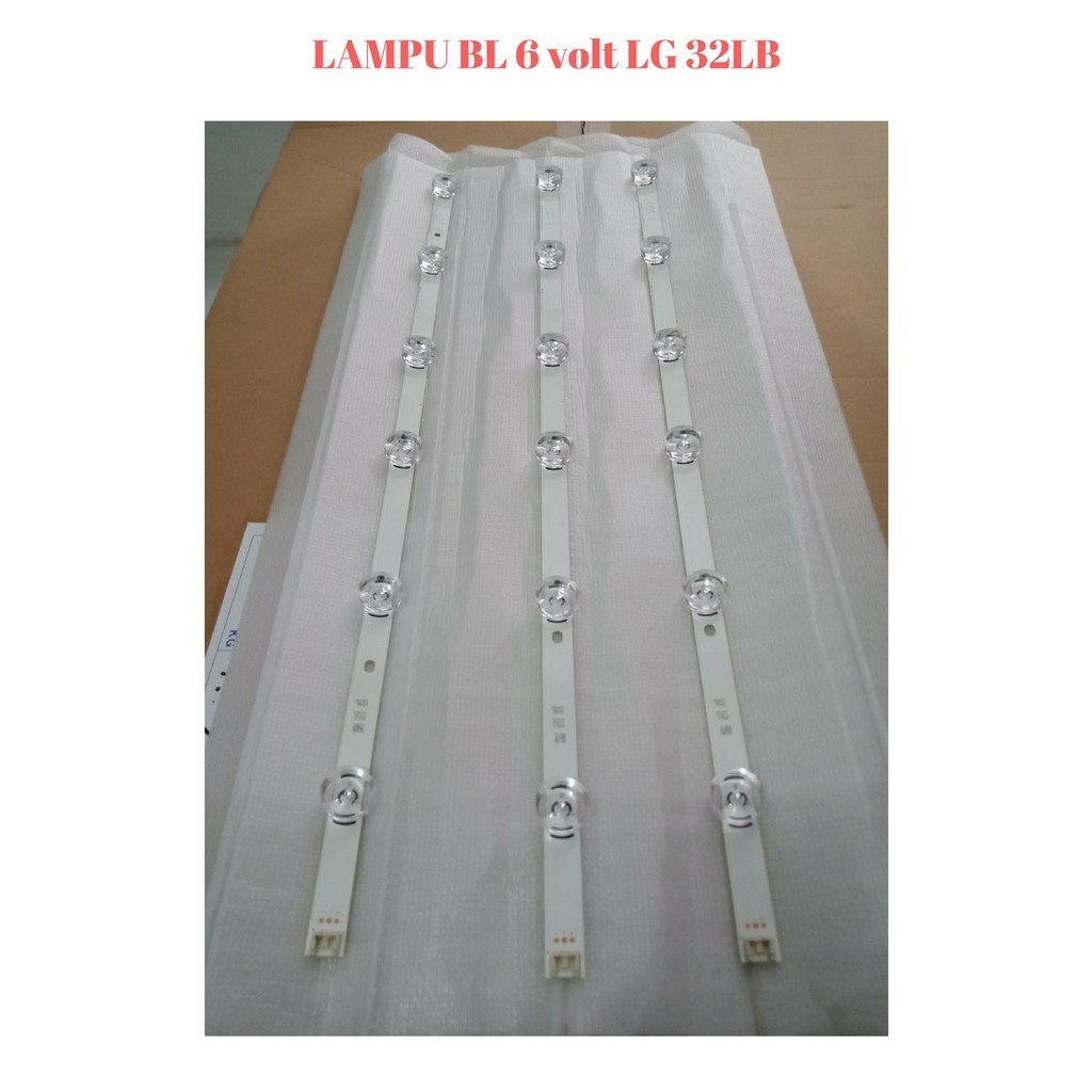 LAMPU LED BACKLIGHT - LAMPU BL CEKUNG 6 VOLT ORIGINAL LG MODEL 32LB550A 32LF550A 32LB561 32LB563D
