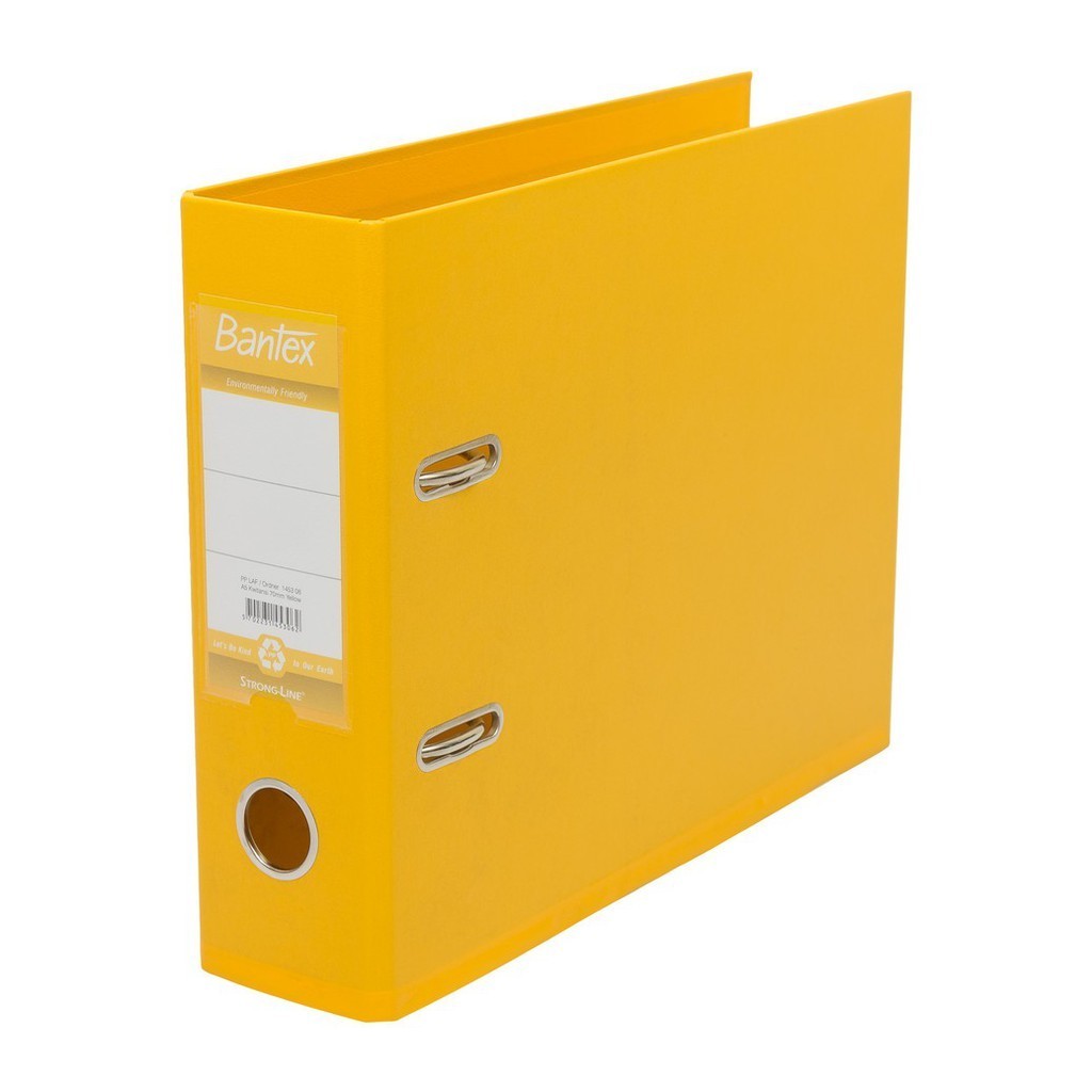 

[Stationery Spectrum] Bantex Lever Arch File Ordner Plastic A5 Kwitansi 7cm Yellow #1453 06