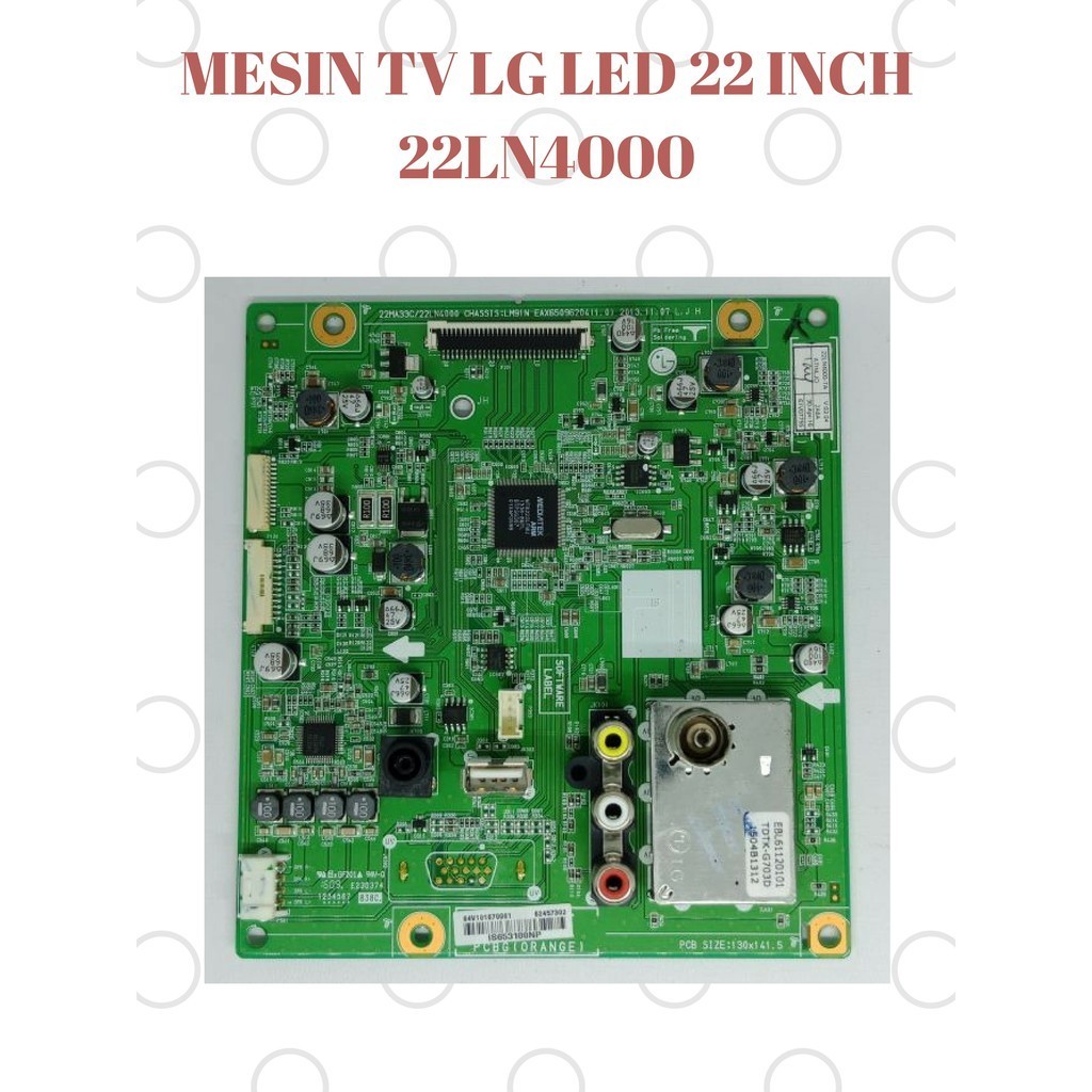 MESIN TV LG LED 22 INCH MODEL 22LN4000