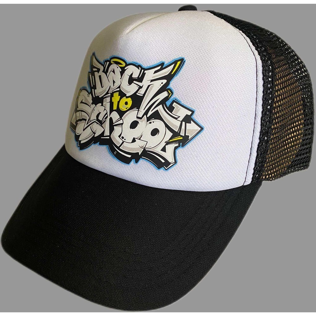 Topi Trucker ChromeHeartsHollywoodUsa Lotto Laminated Sponge Sablon DTF Semua Ukuran Harga Termurah 