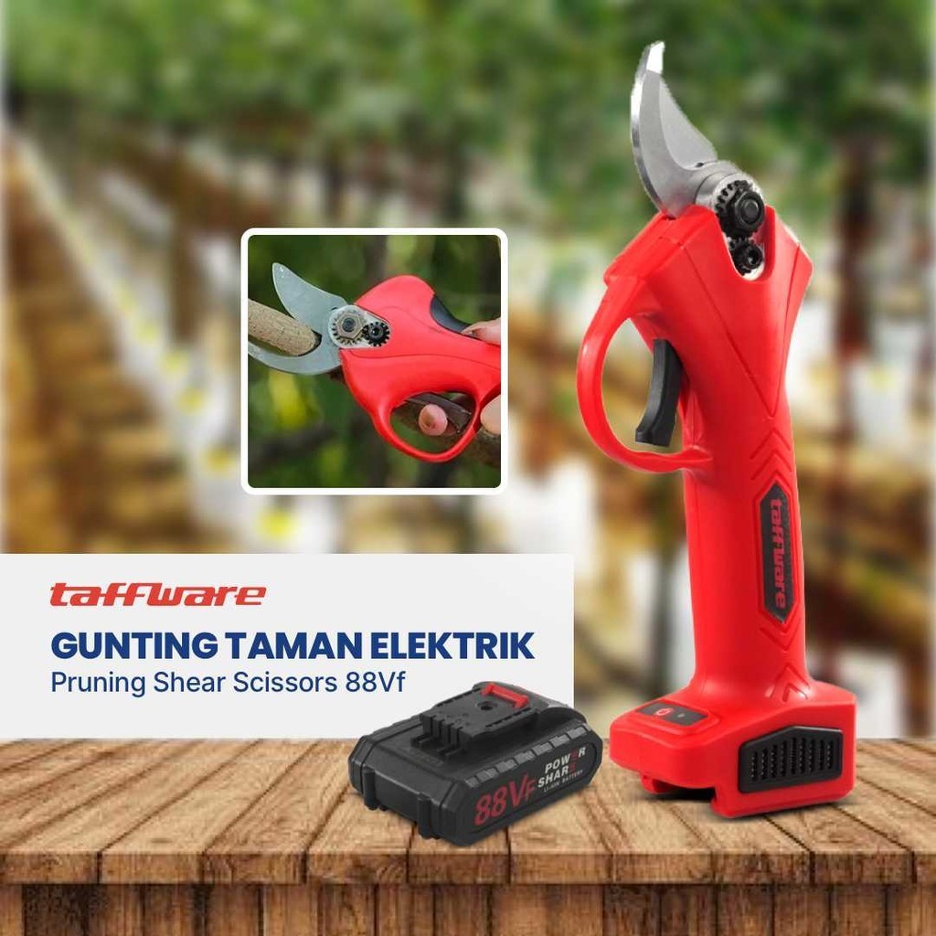 Gunting Taman Elektrik Pruning Shear Scissors 48Vf 1500mAh