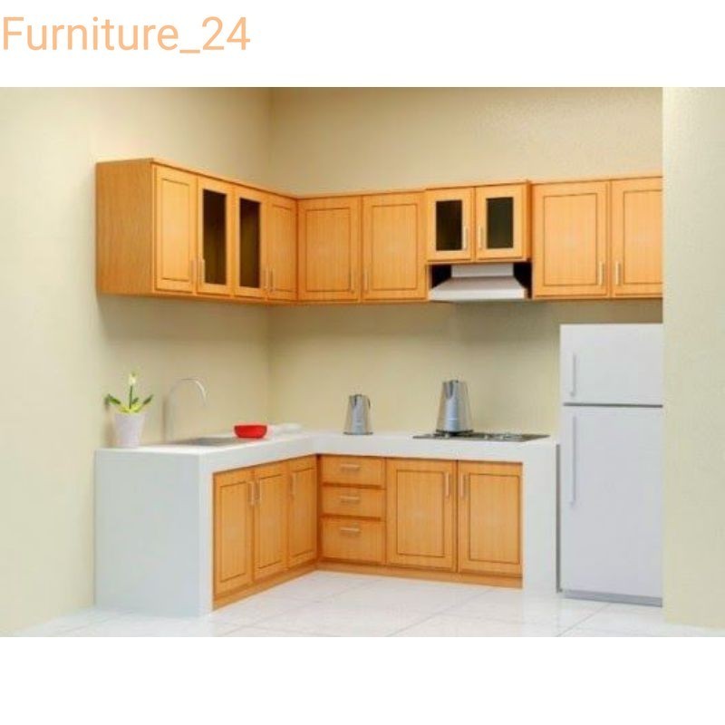 kitchen set minimalis kayu jati belanda