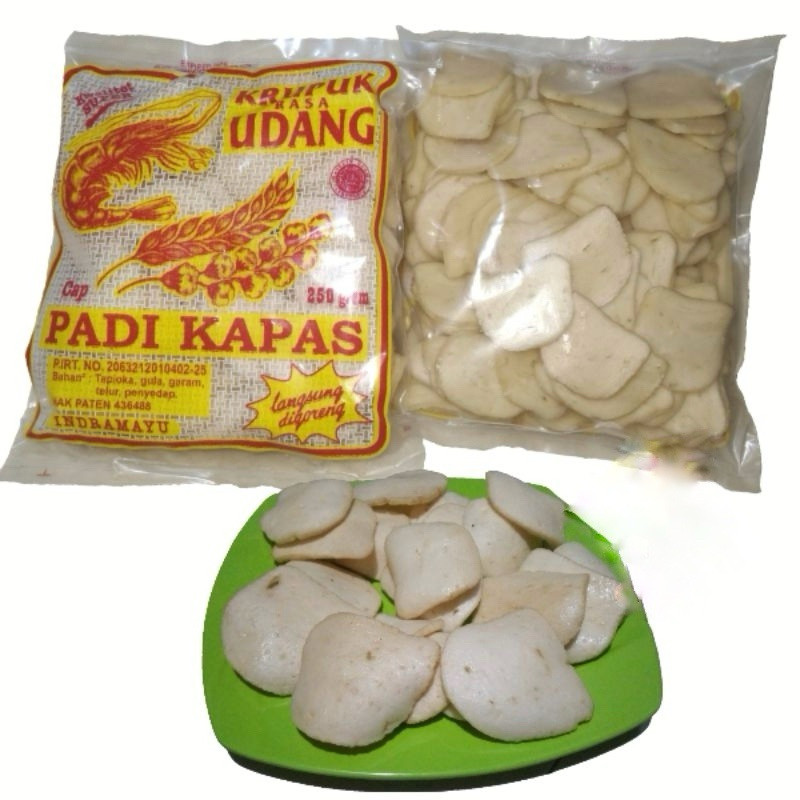 

Kerupuk Padi Kapas Kancing /Kecil KHAS Cirebon