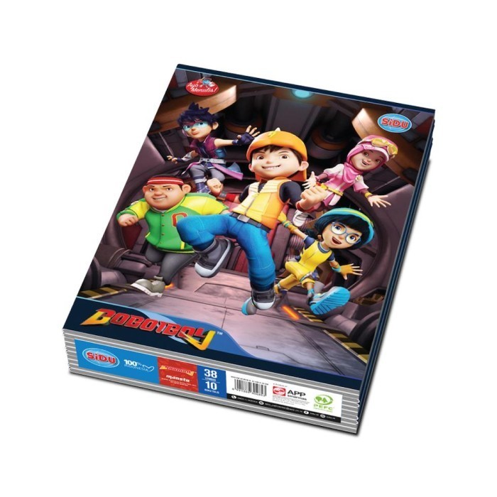 

SiDU Buku Tulis Boboiboy 38 Lembar - 10 buku