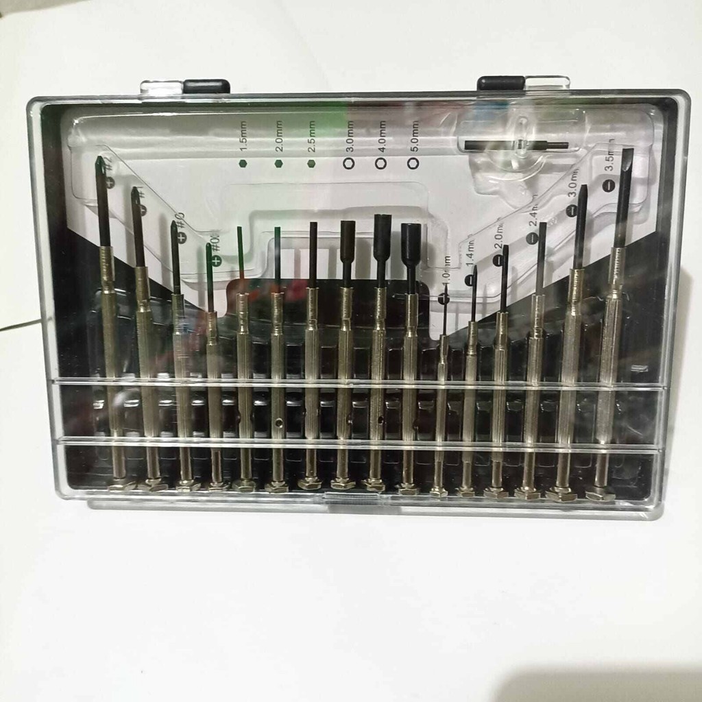 Obeng service lengkap set obeng service hp kacamata juga jam murah