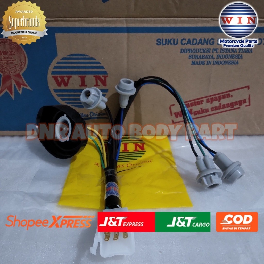Fitting Lampu Mio 125 M3 2014 2015 2016 2017 2018 2019 WIN | cop fiting