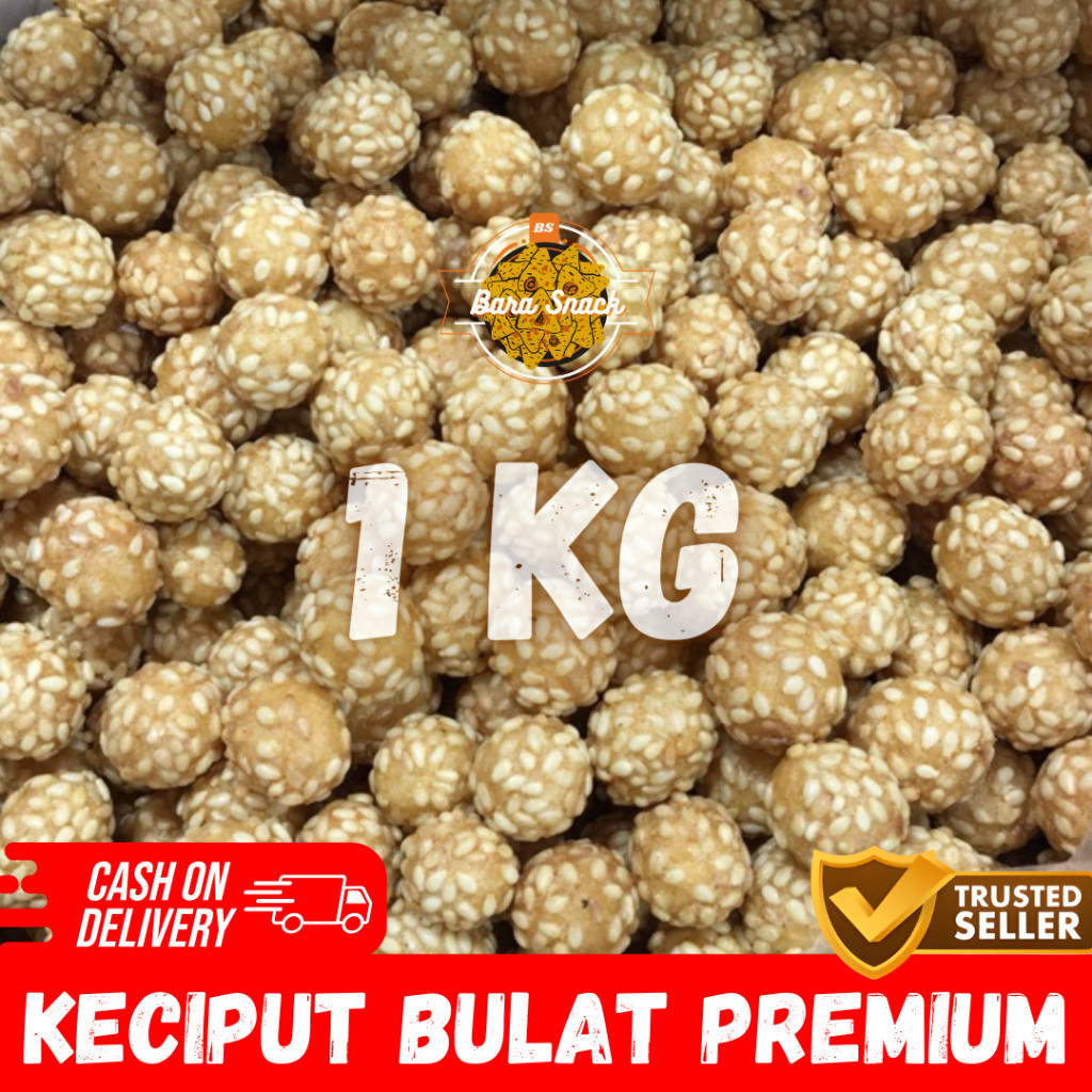 

[ 1KG ] Keciput Wijen Bulat Premium / Kue Ciput Renyah / Camilan Snack Kiloan Murah -B