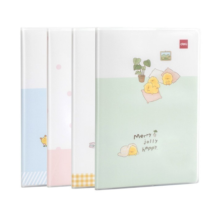 

BOBOMART X DELI - Notebook EN301 Ukuran A5 Isi 72 Sheet Merry Jolly Happy