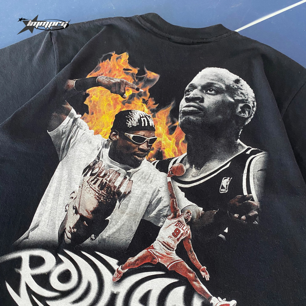 （cod） KAOS BAJU DENNIS RODMAN T-SHIRT OVERSIZE | LMM PRG