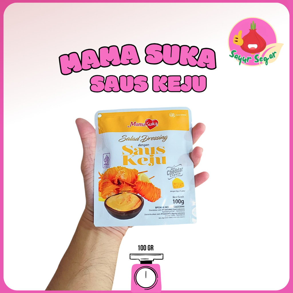 

Sayur Segar - MamaSuka Saus Keju 100 gram / Cheesy Mayo