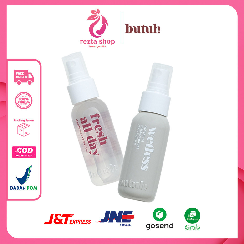 Butuh Deodorant / Deodorant Spray / Natural Deodorant / Antiperspirant
