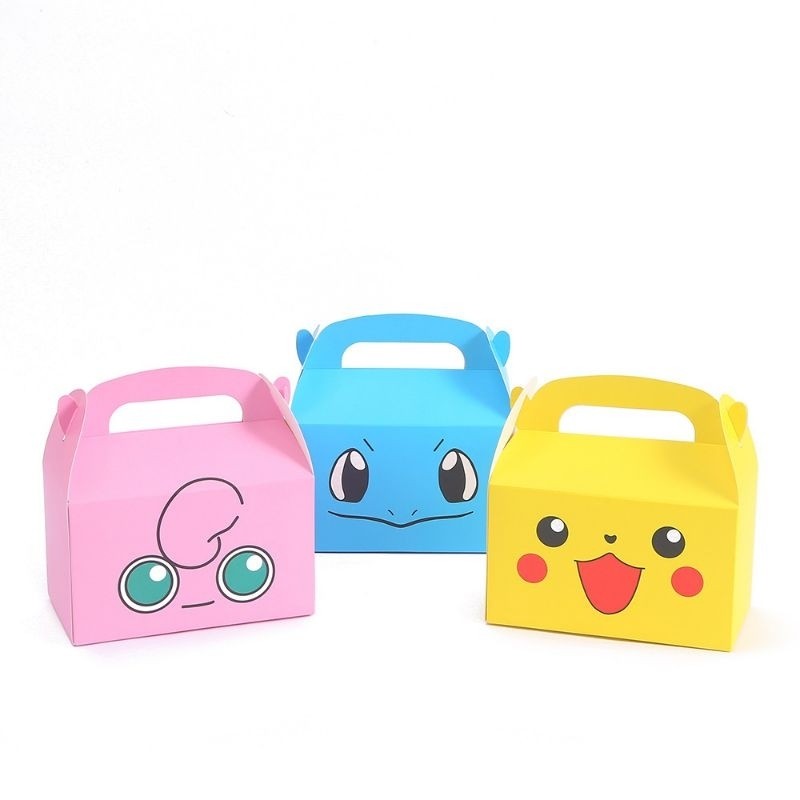 

BOX PIKACHU KADO SNACK SOUVENIR ULTAH HAMPERS