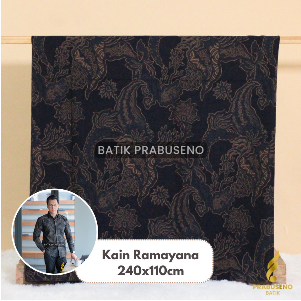 RAMAYANA Kain Bahan  Meteran  Wanita Pria Premium Halus Motif Elegan Modern  Terbaru Katun Solo Etni