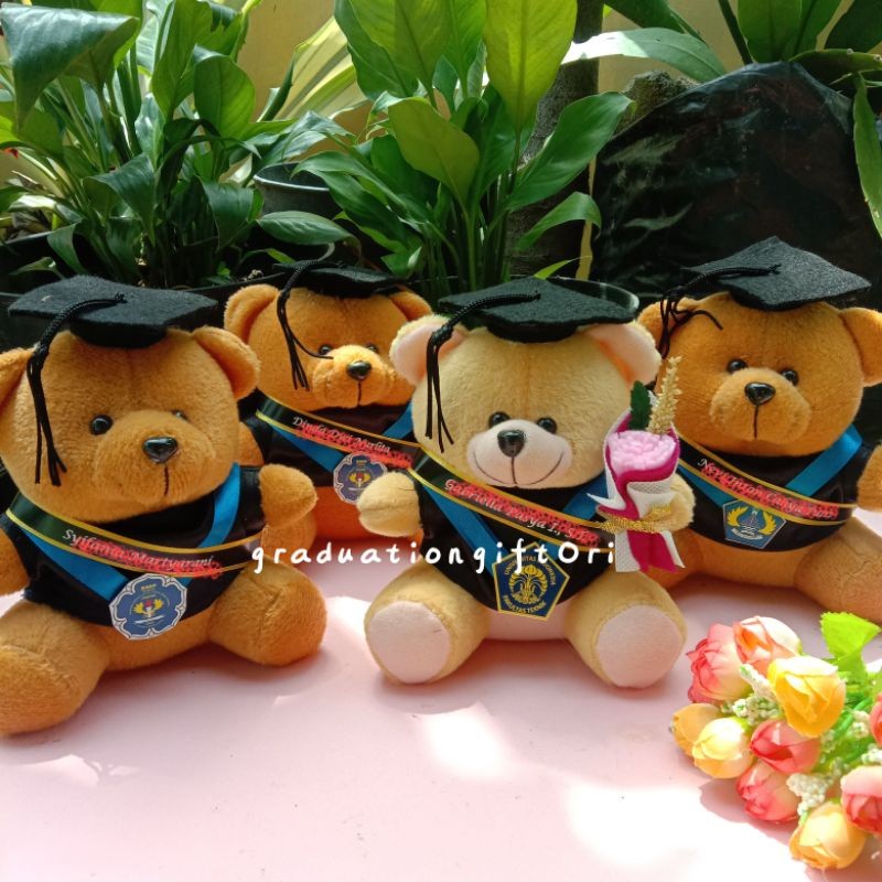 Boneka Wisuda Selempang Nama Selempang Wisuda