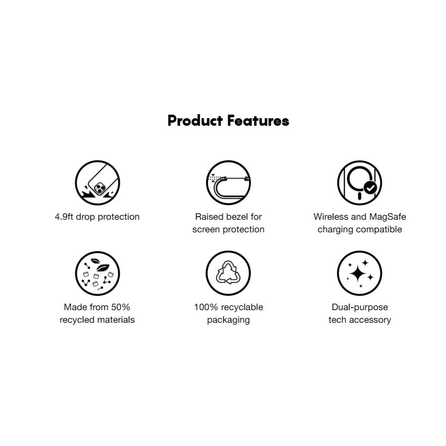 ч CASETiFY X Sweethearts By Useless Treasures Magnetic suction Black&Sliver Mirror Matte Black iPhon