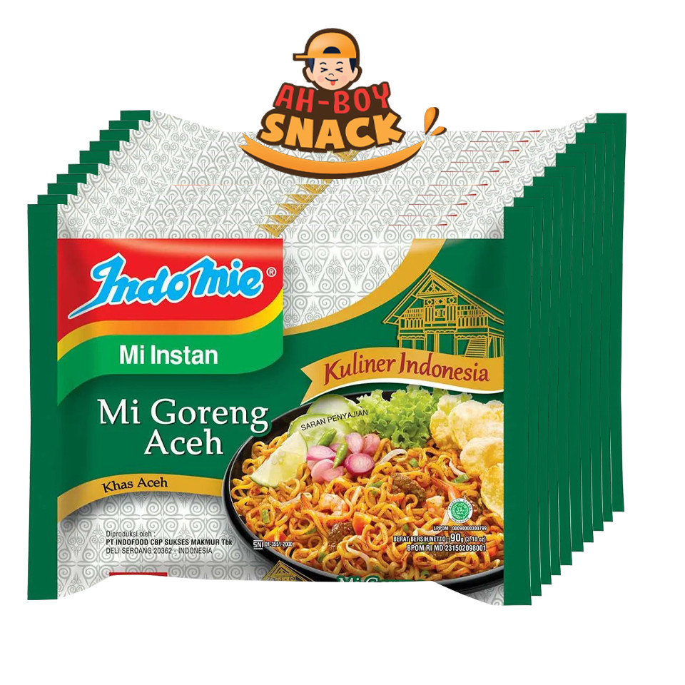 

10 PCS - INDOMIE ACEH GORENG - AHBOY SNACK