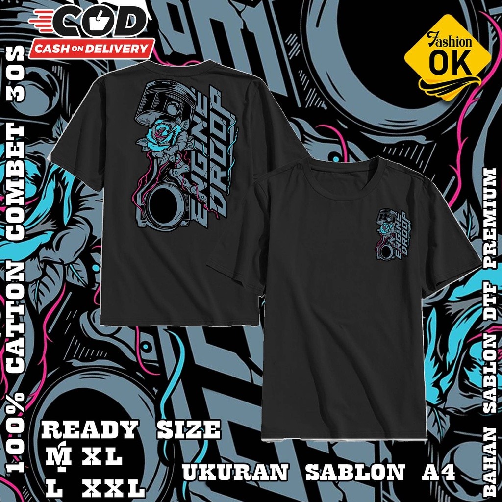 Kaos Racing Hell Untuk Pria Wanita Baju Motor Balap Racing Hell Racertees Racingstart Aben Recing/ K