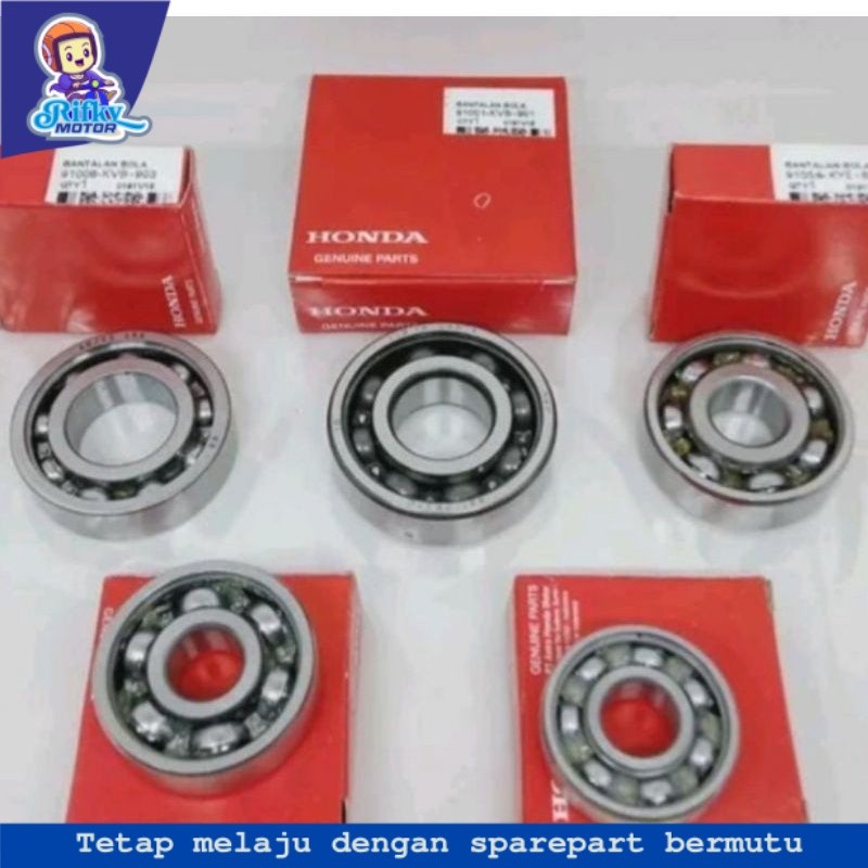 BEARING LAHER RASIO GARDAN SET 5PCS KZL K25 K44 BEAT FI ESP VARIO 110