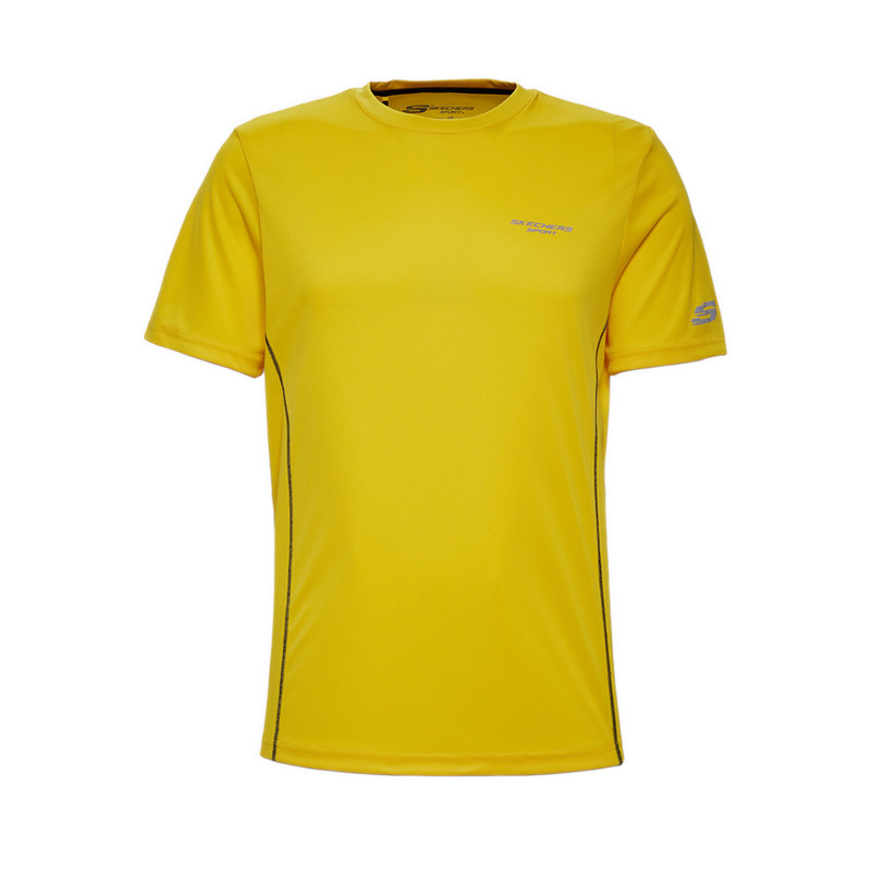 Skechers Men Running T Shirt - Yellow
