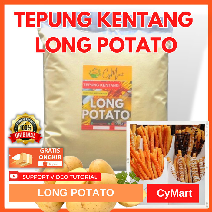 

ATMA Tepung Kentang Potato Flakes 1000gr . (Khusus untuk LONG POTATO)