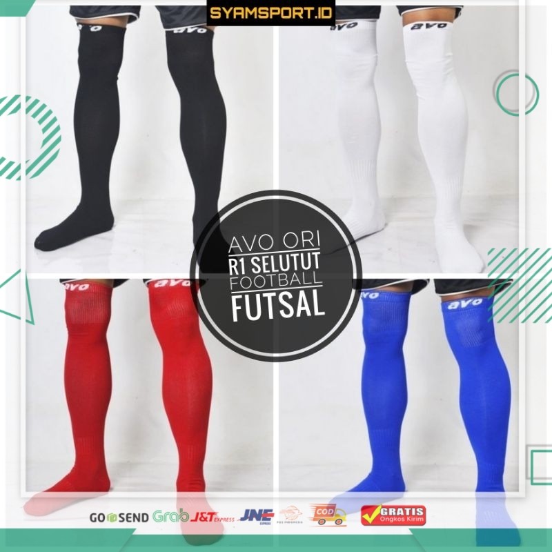 3.3 Kaos Kaki Bola Selutut AVO Ori / Kaos Kaki Futsal / Kaos Kaki AVO Panjang Sepaha Tebal Seri AVO 