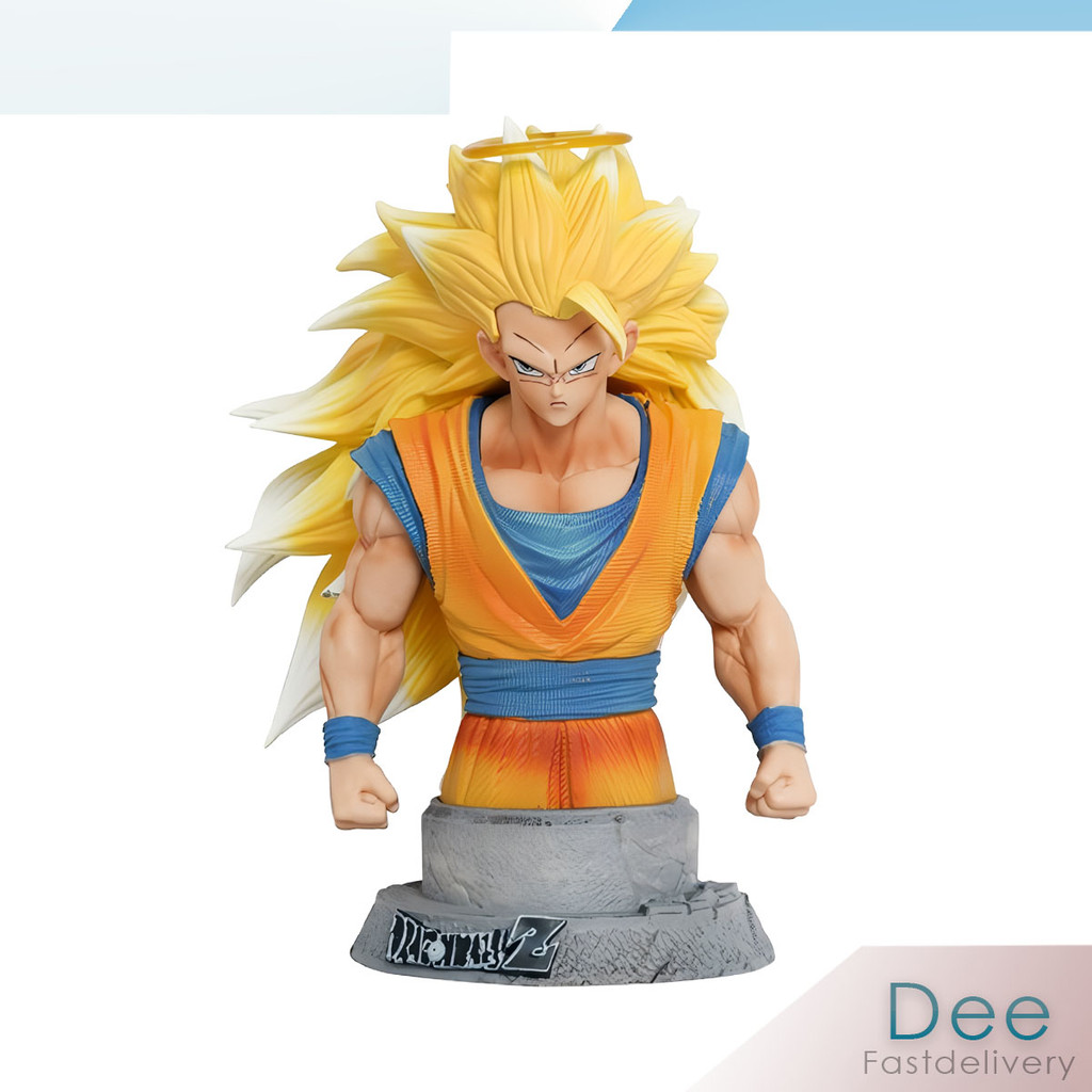 Goku Super Saiyan 3 Infinite Head Bust Dragon Ball 20cm Action Figure PVC D-FGA519