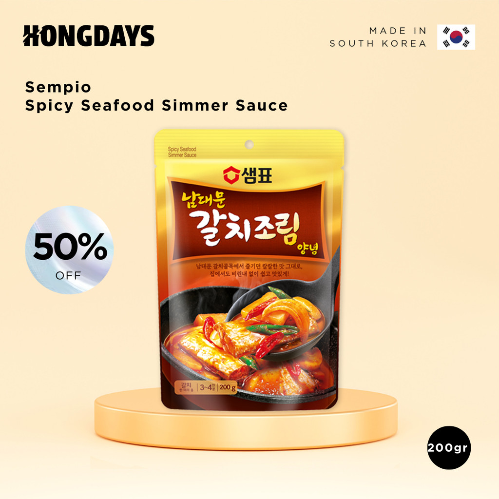 

Sempio Spicy Seafood Simmer Sauce 210g - Saus Asam Pedas - HONGDAYS