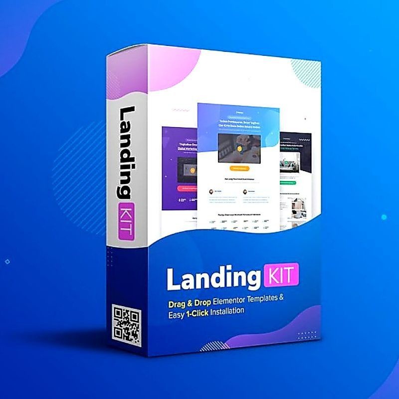 Template Landing Page Terbaik No.1 - Landingkit JSON Template Wordpress