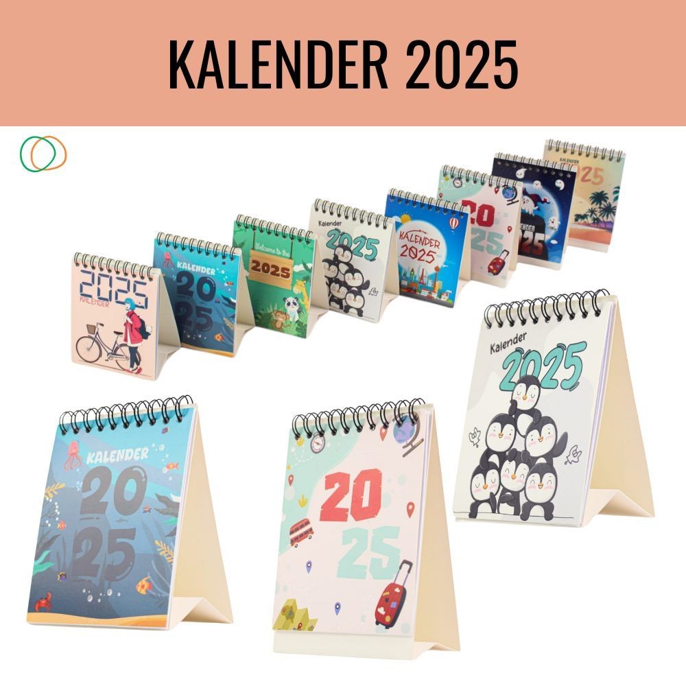 

KALENDER 2025 / KALENDER MEJA 2025 / KALENDER MINI 2025 / KALENDER MEJA MINI 2025