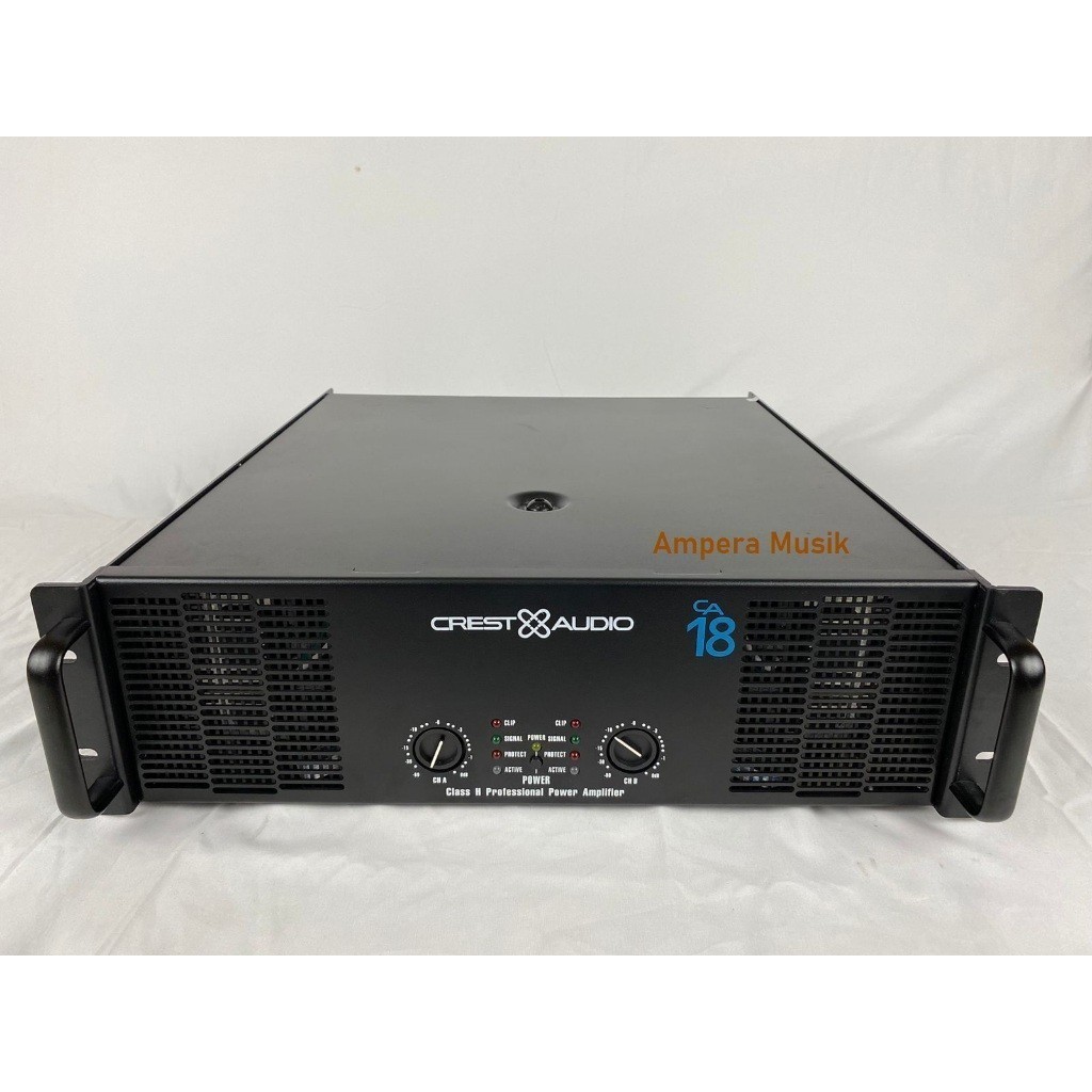 POWER AMPLIFIER CREST AUDIO CA 18 / CA18 C / POWER CA 18 CREST AUDIO / BODY PANJANG IC MACRO