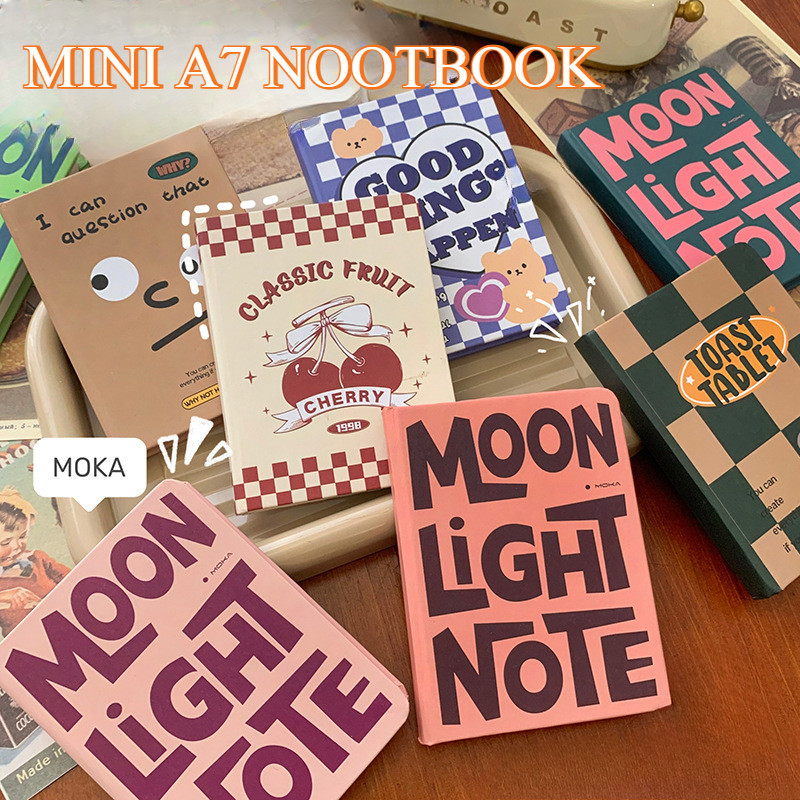 

A7 buku catatan retro Amerika baru buku catatan saku pelajar mini portabel