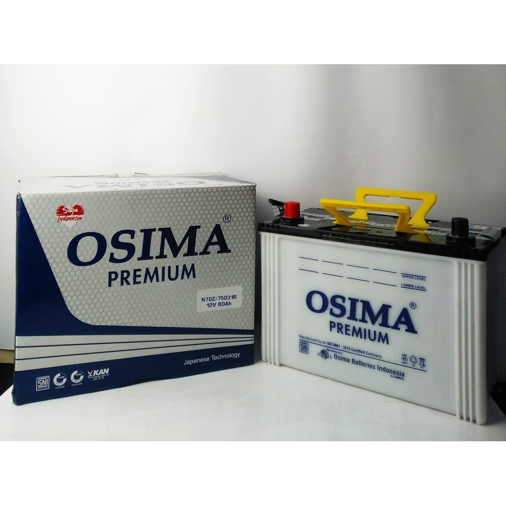 AKI ACCU DC BASAH MOBIL Kuda(D) L-200(Mega Cabin) L-300(D) N70Z OSIMA