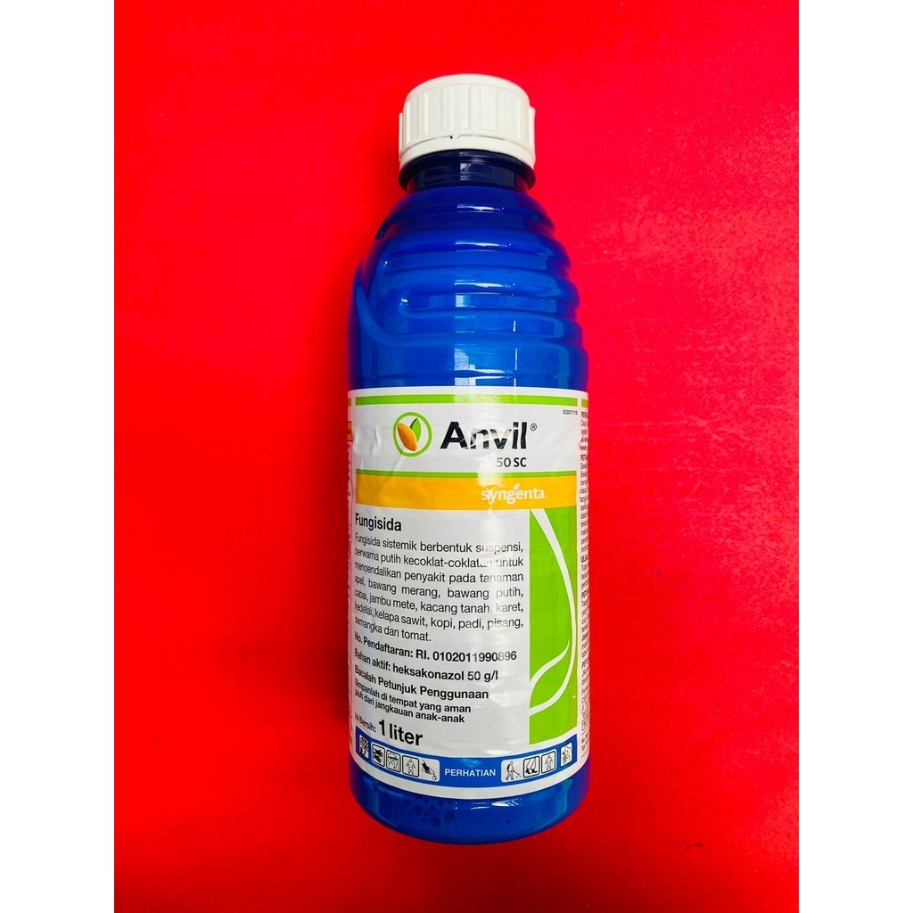 Fungisida sistemik ANVIL 50sc dari syngenta.  kemasan  1liter