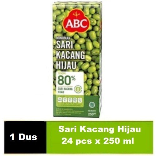 

ABC Sari Kacang Hijau 250 ml x 24 pcs - 1 dus - Instant/Sameday