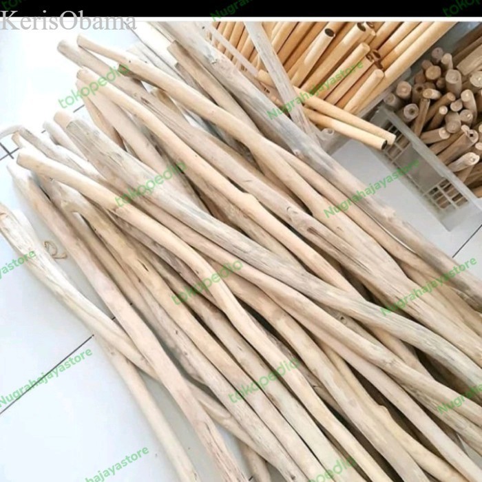 

5 pics Ranting kayu jati 200cm murah