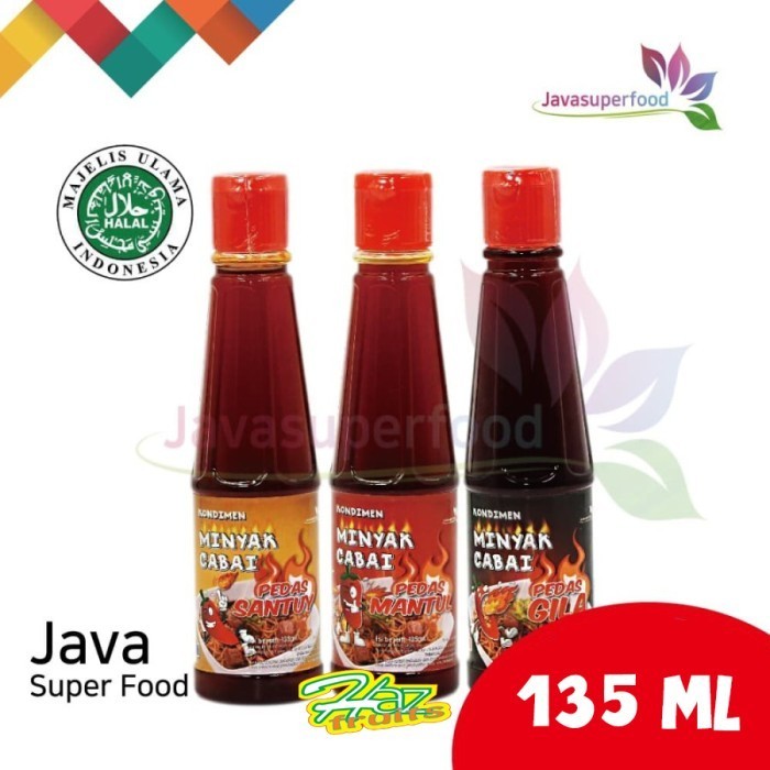 

Kondimen Minyak Cabai | Pedas Gila | Santuy | Mantul 135 ml