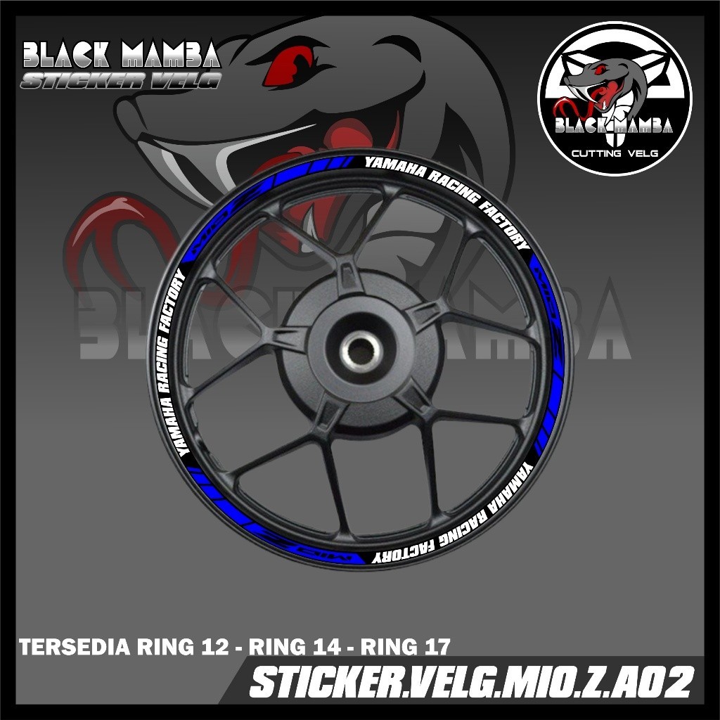 STICKER VELG MIO Z - STIKER LIS LIST VARIASI BAN/VELG YAMAHA MIO Z A02