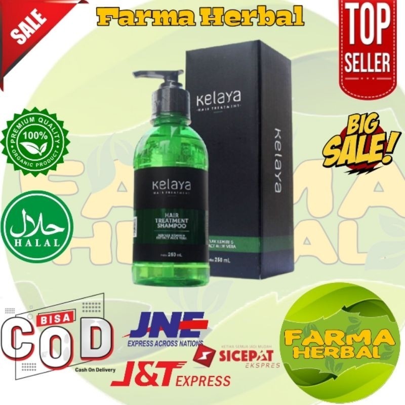ASLI Shampo Kelaya Hair Treatment Shampo Anti Rontok Dan Penumbuh Rambut