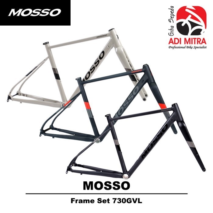 Mosso 730GVL Frame Set Sepeda Gravel [700C] Alloy