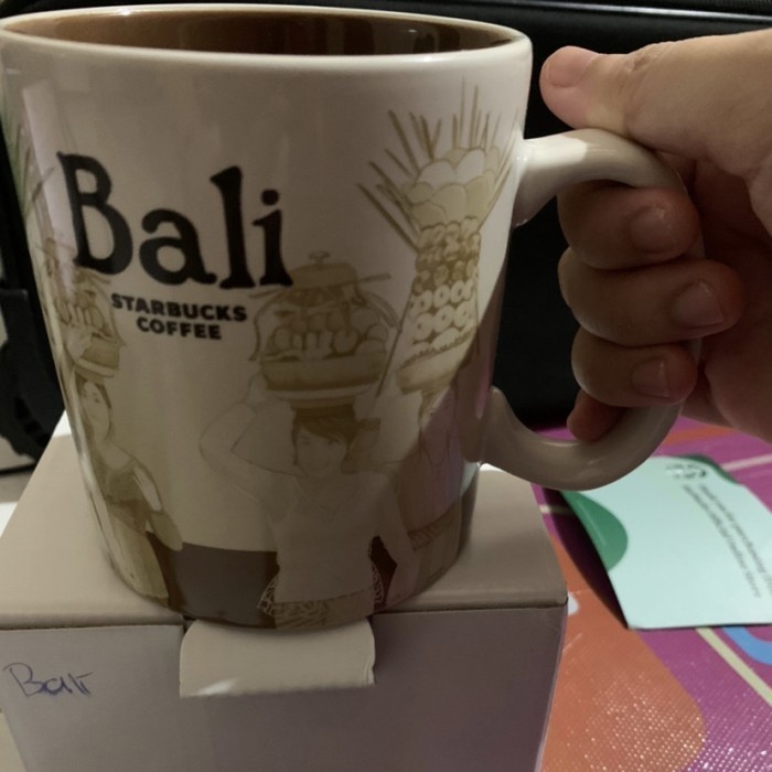ORIGINAL MUG GELAS STARBUCKS COFFEE BALI ORIGINAL