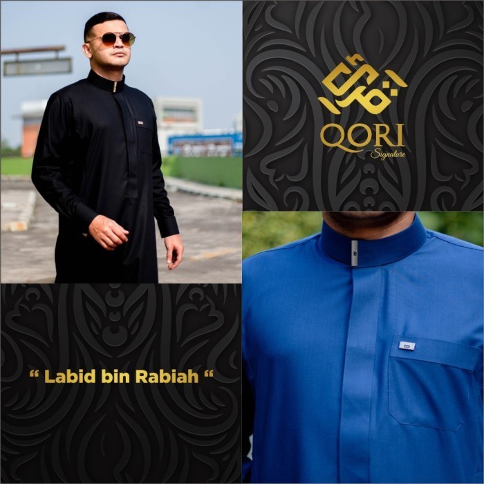 Qori Apparel Jubah / Gamis  Labid Lengan Manset - C6, L54