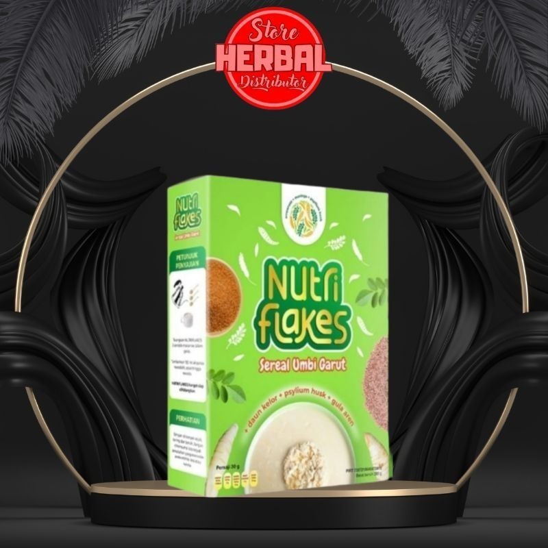 

100% ASLI Nutriflakes Seral Umbi Garut Solusi Asam Lambung Dan Maag