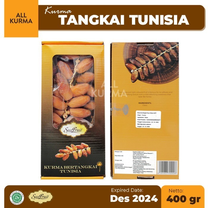 

Kurma Tangkai Tunisia Sunfruit 400 gr