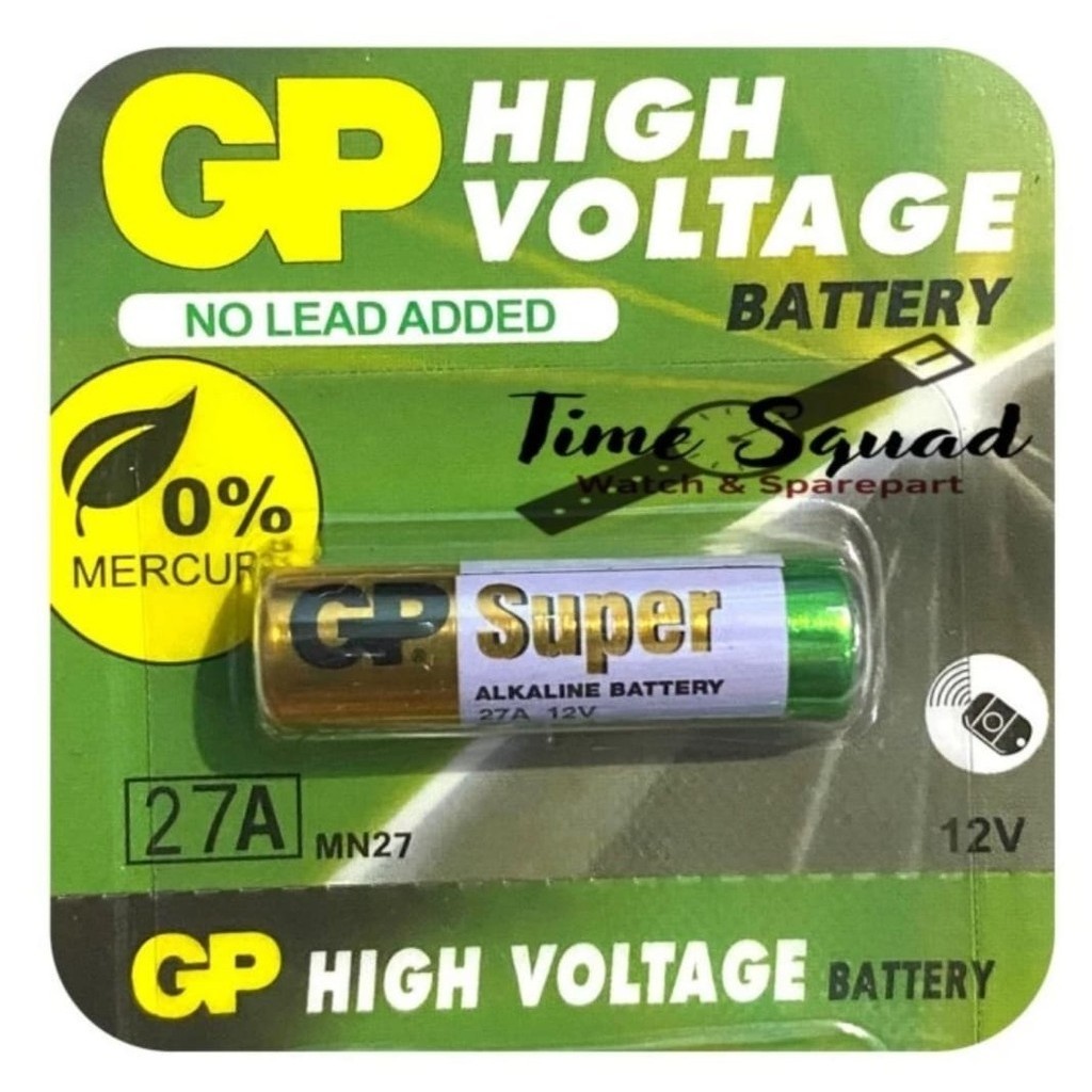 GP Alkaline Battery 27A, 12V - Baterai 27 A