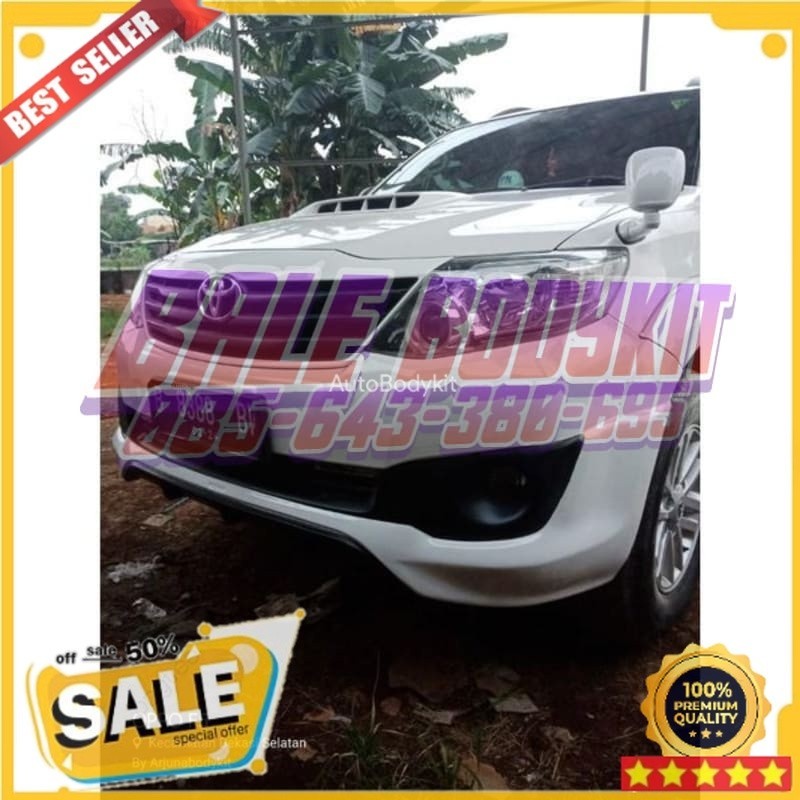 Aksesoris Bemper Mobil bodykit toyota fortuner 2012 2013 2014 TRD body kit bodikit Termurah